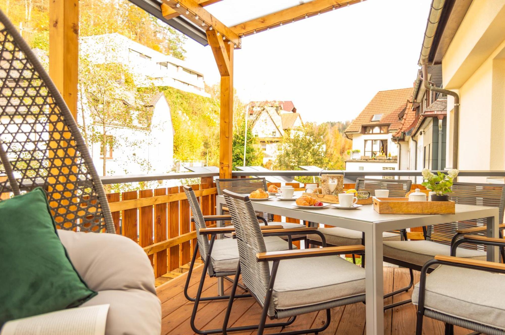 Design Trifft Harmonie Nahe Triberger Wasserfaelle Triberg im Schwarzwald Esterno foto